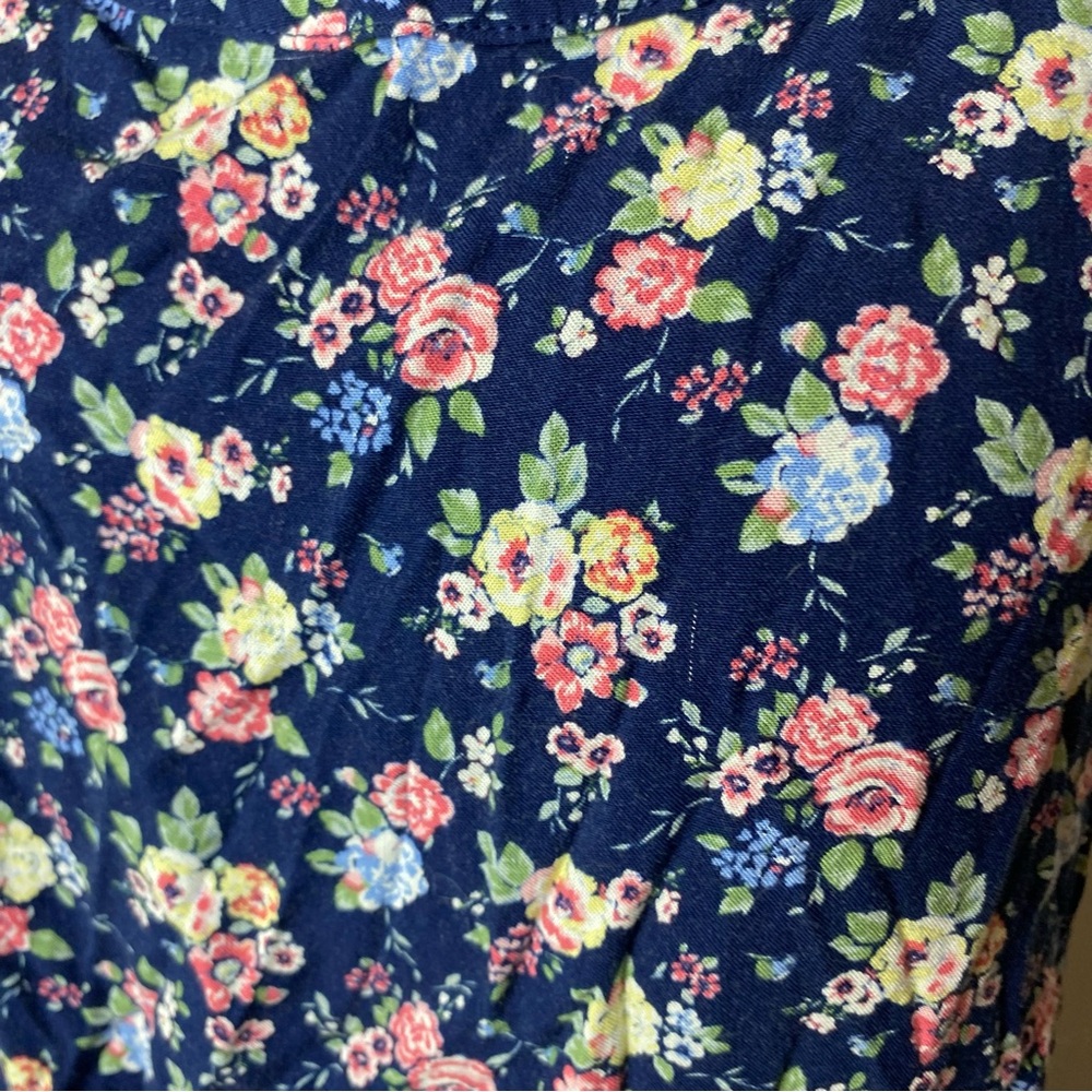 Copper Key Floral Sleeveless Jumpsuit w/ Pockets Women’s Large - Picture 6 of 6